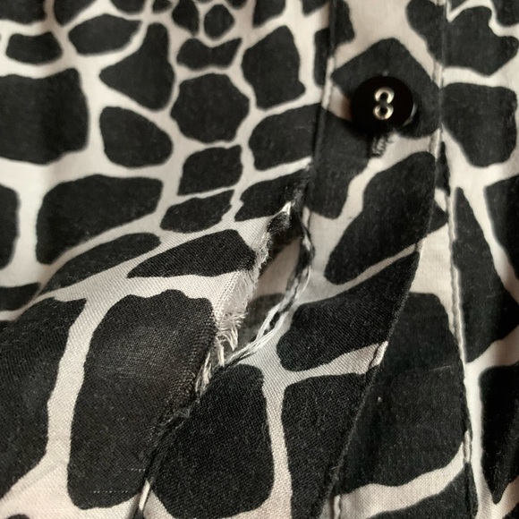 Mischa Animal Print Apparel Button Down Shirt - Picture 6 of 10